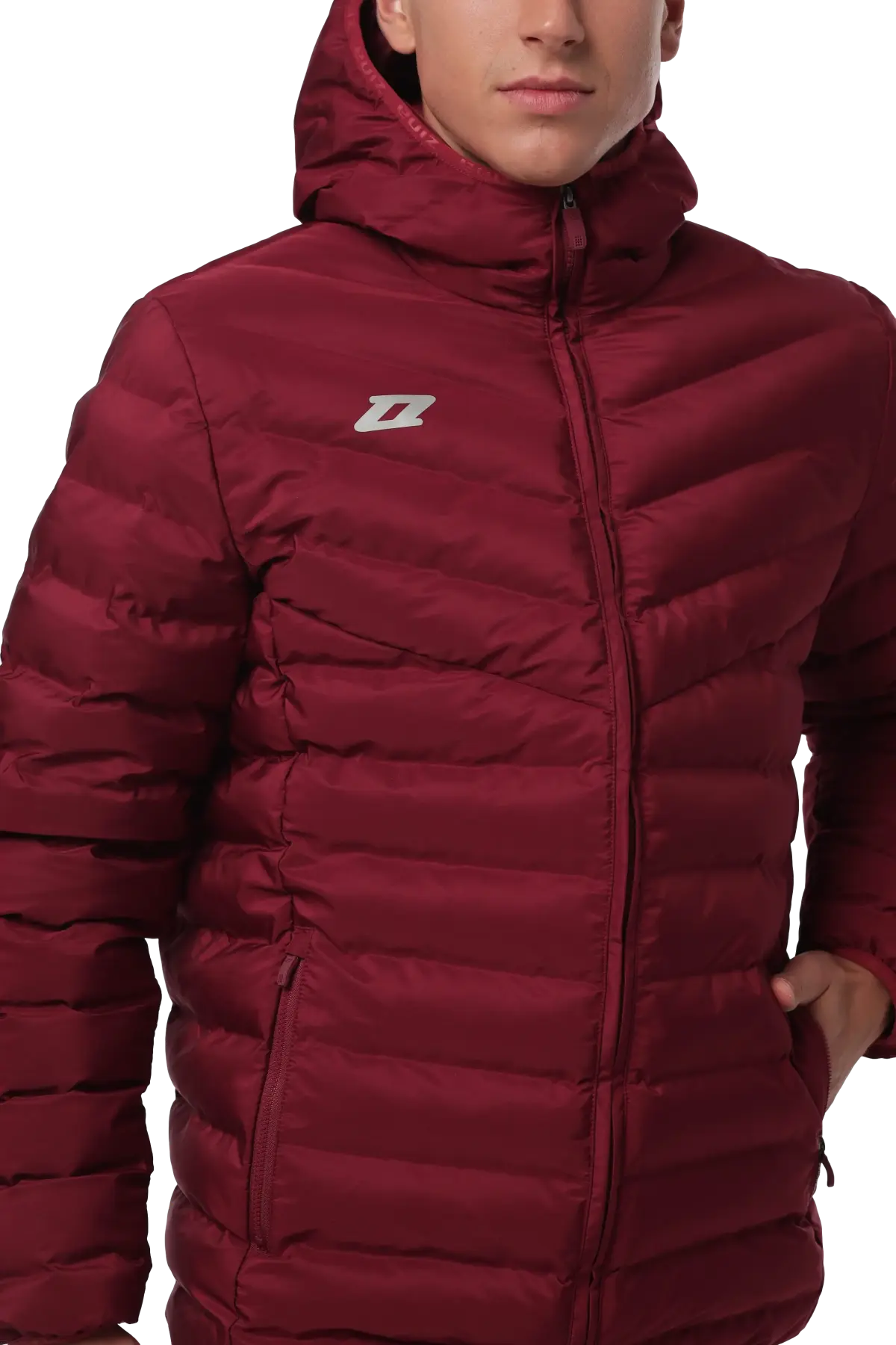 Kurtka Zina Madera 2.0 Senior, bordowy, ujęcie 3