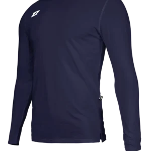 Koszulka bawełniana Zina Fabril Longsleeve Senior, granatowy