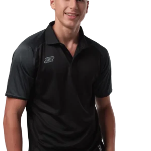 Koszulka polo Zina Vasco 2.0 Senior, czarny