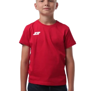 T-shirt Zina Classic Junior Pro, czerwony
