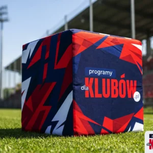 Kostka reklamowa RUBIKON z herbem klubu