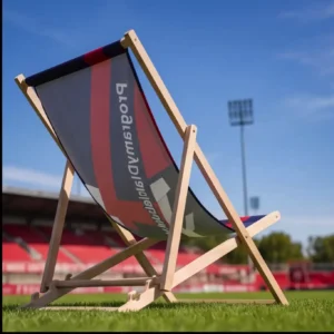 Leżak reklamowy BRAVO z herbem klubu