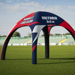 Namiot dmuchany VICTORIA 3x3 m z herbem klubu