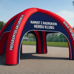 Namiot pneumatyczny TRYBUNA 6x6 m na imprezie MOSiR